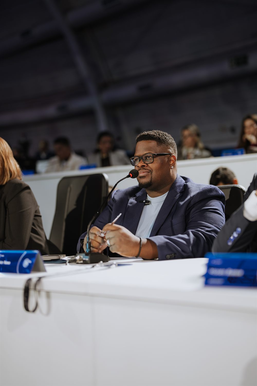 Junior Nunes em painel de debate